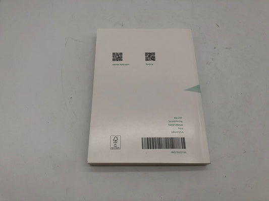 2017 Ford Focus Owners Manual OEM A02B15014