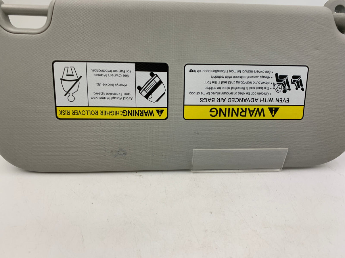 2014-2019 Kia Soul Driver Sun Visor Gray Illuminated OEM A02B33038