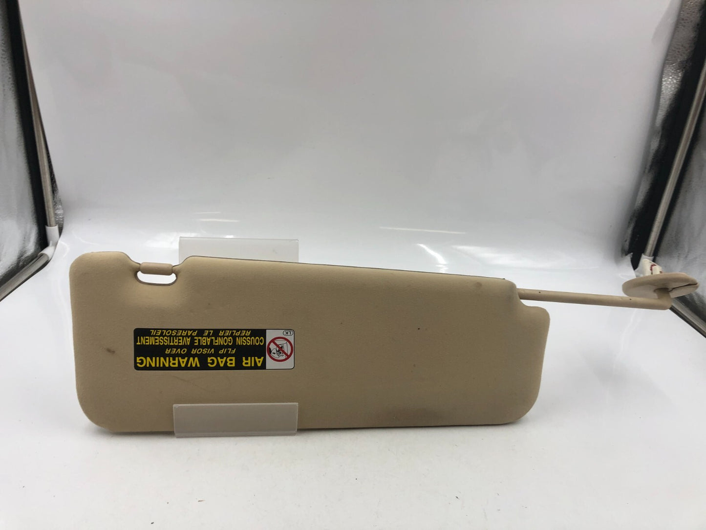 2010-2011 Lexus ES350 Driver Sun Visor Tan Illumination OEM B04B40086