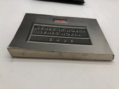 2002 GMC Yukon 1500 Owners Manual with Case OEM C01B53027