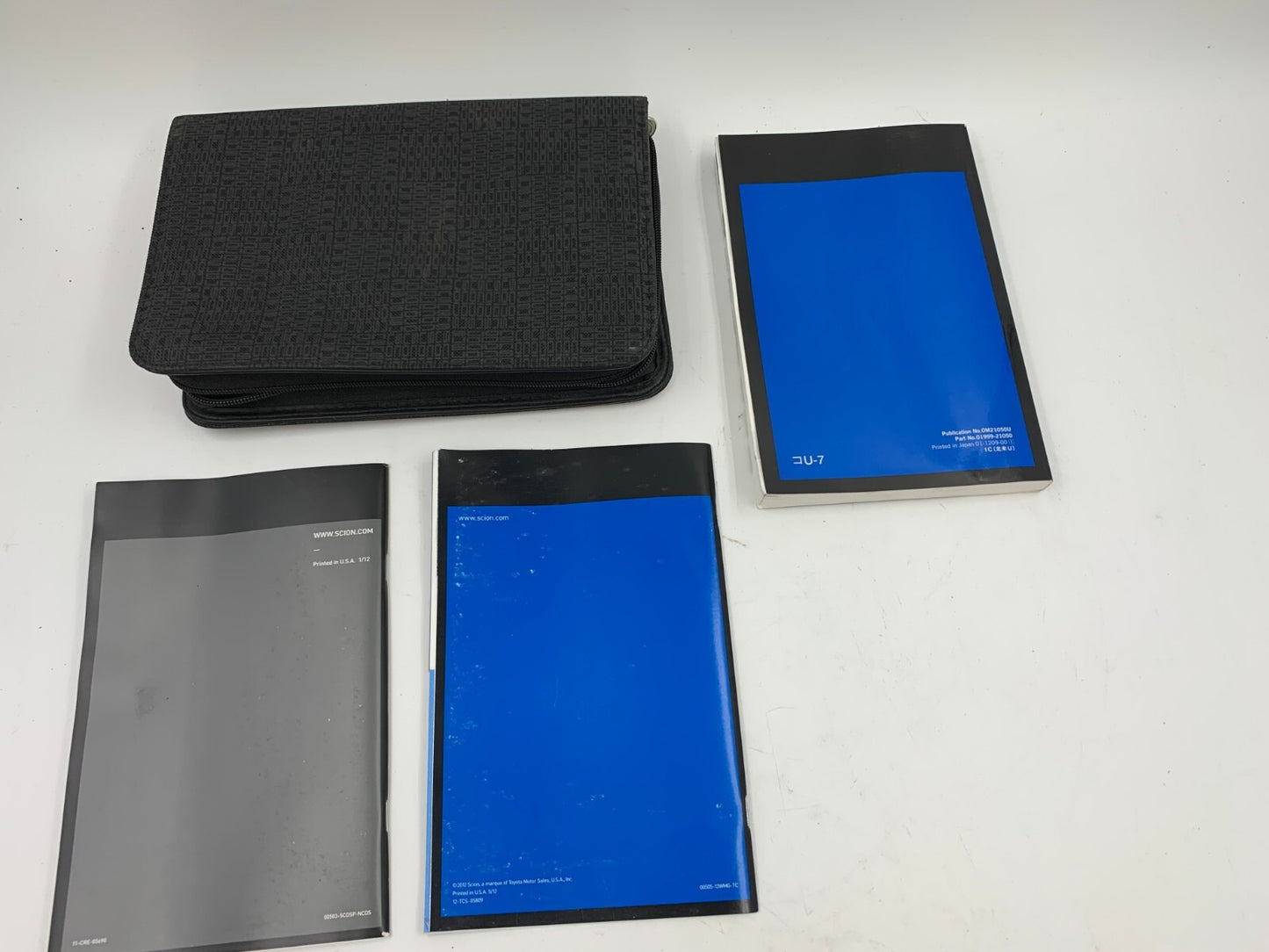 2013 Scion tC Owners Manual Set with Case OEM A02B37003