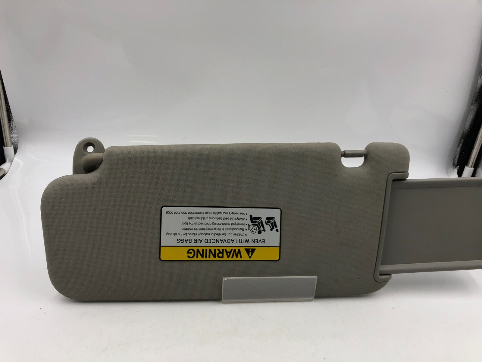 2010-2013 Kia Forte Passenger Sun Visor Gray OEM A04B04033