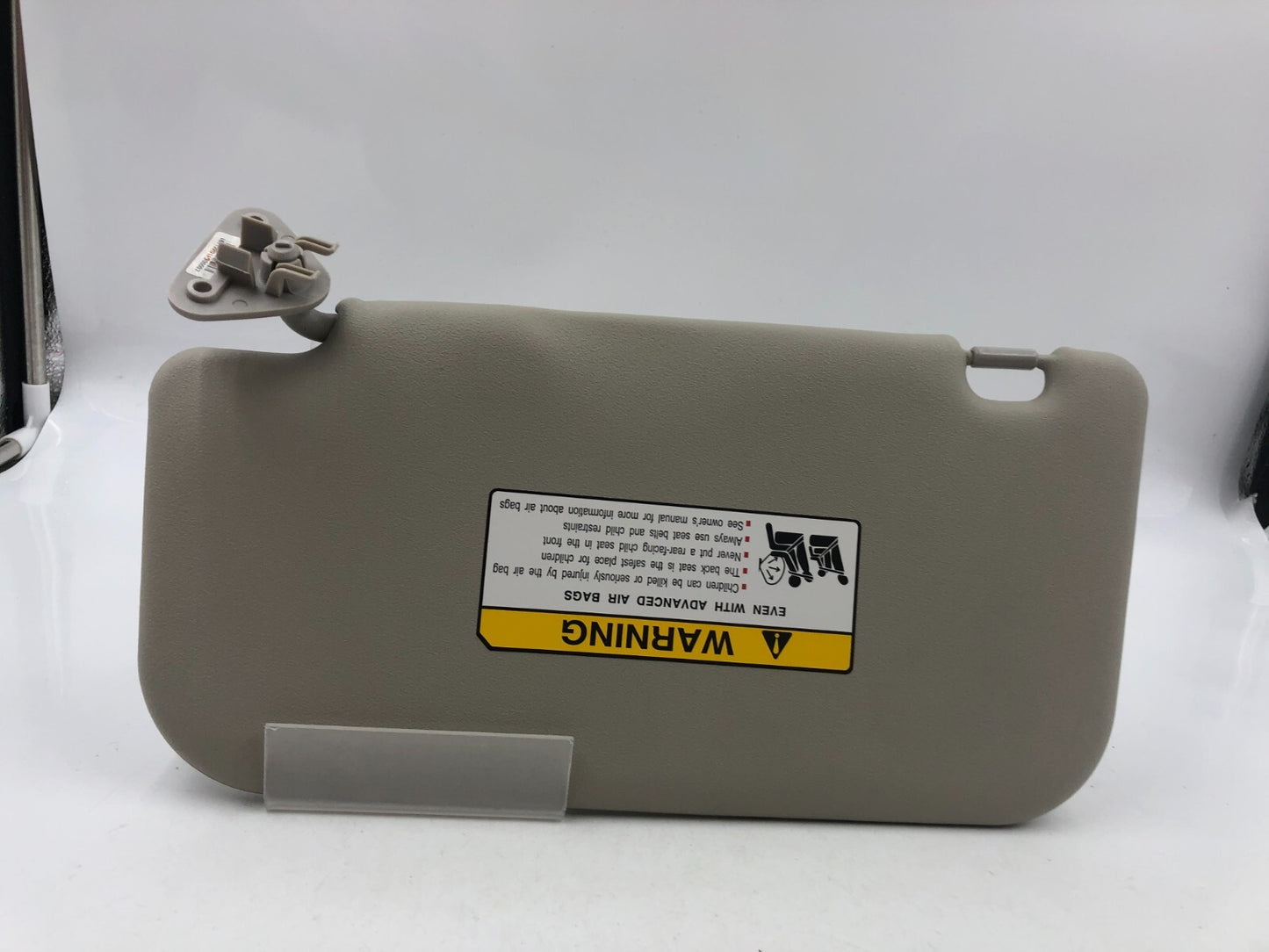 2014-2019 Mitsubishi Mirage Passenger Sun Visor Gray OEM C02B17083