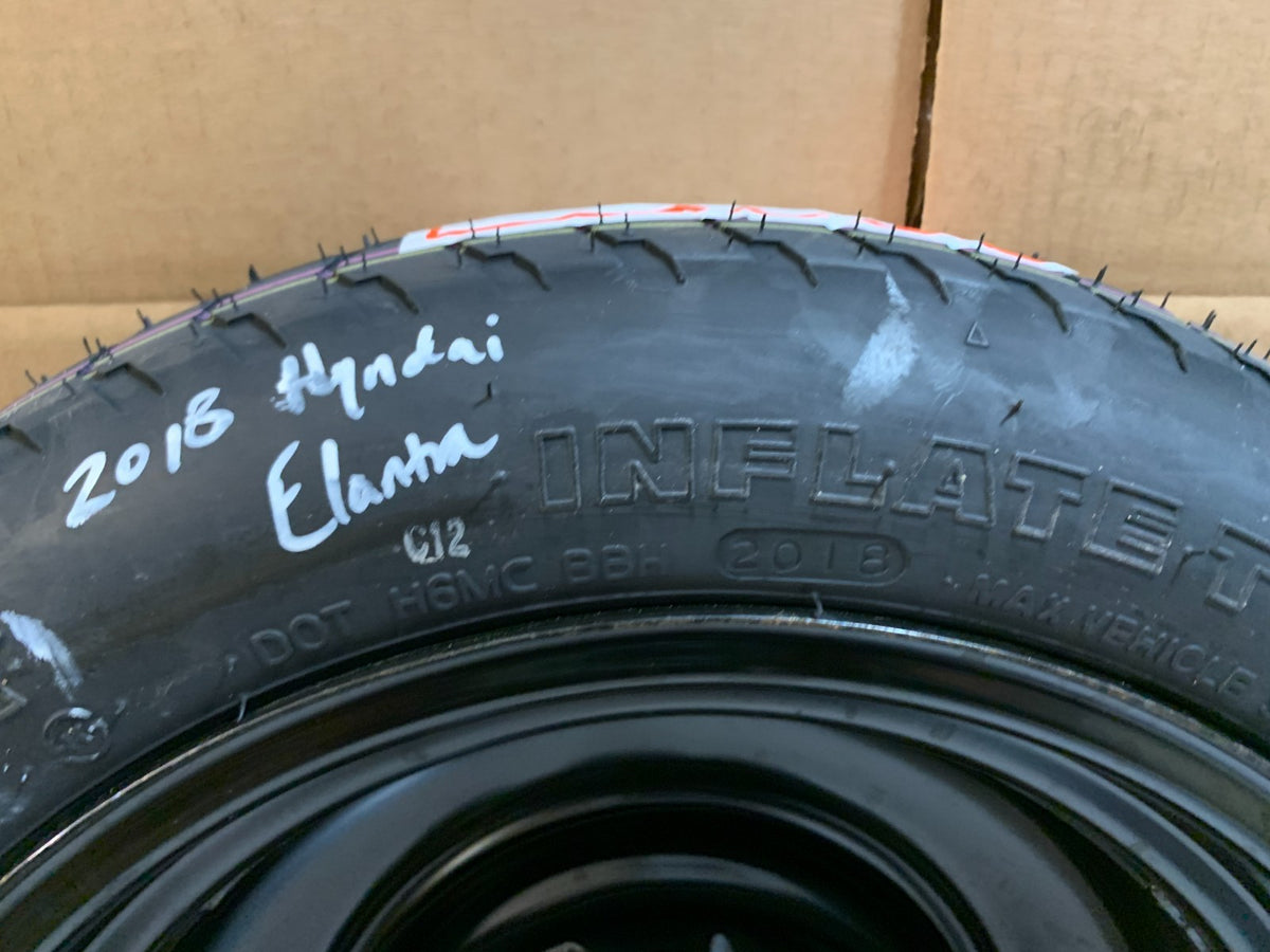 2013-2020 Hyundai Elantra 15" Spare Tire T125/80D15 Compact Donut