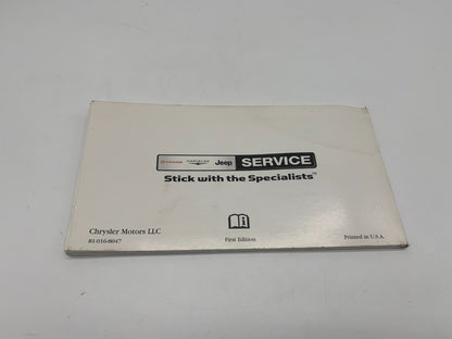 2008 Chrysler Town & Country Owners Manual Set with Case OEM