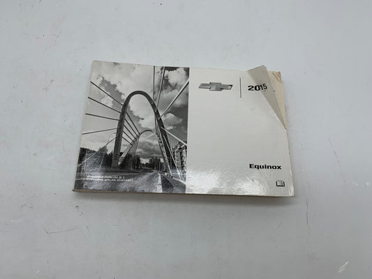 2015 Chevrolet Equinox Owners Manual OEM R01B20022