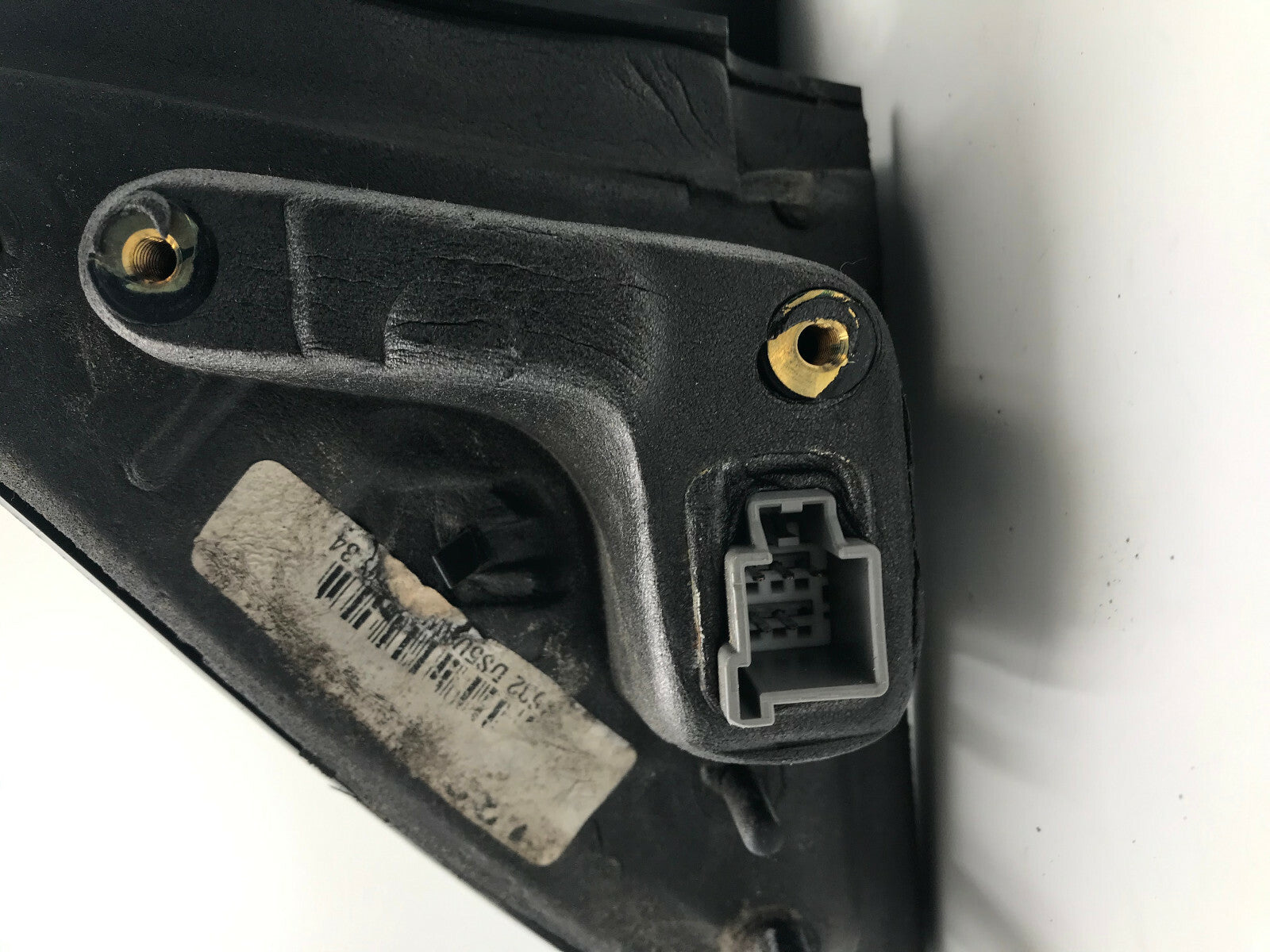 2008-2009 Mercury Mariner Passenger Side View Power Door Mirror Black C04B16002