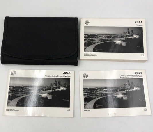 2014 Buick Verano Owners Manual Set with Case OEM E01B68006