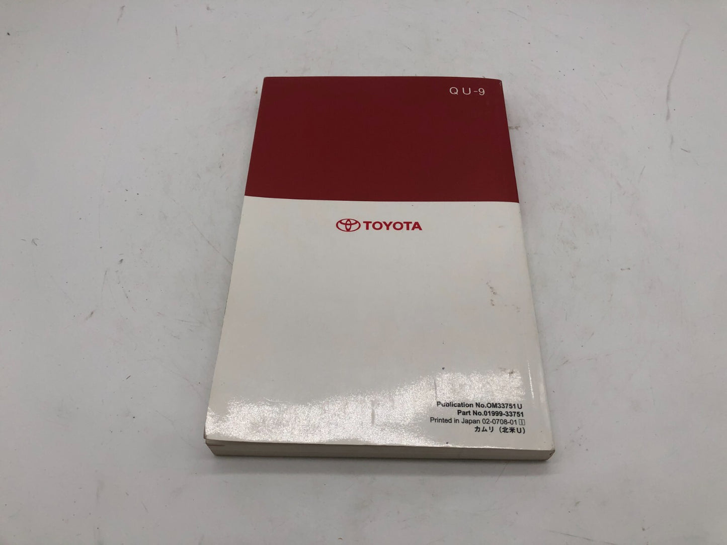 2008 Toyota Camry Owners Manual OEM A03B26006