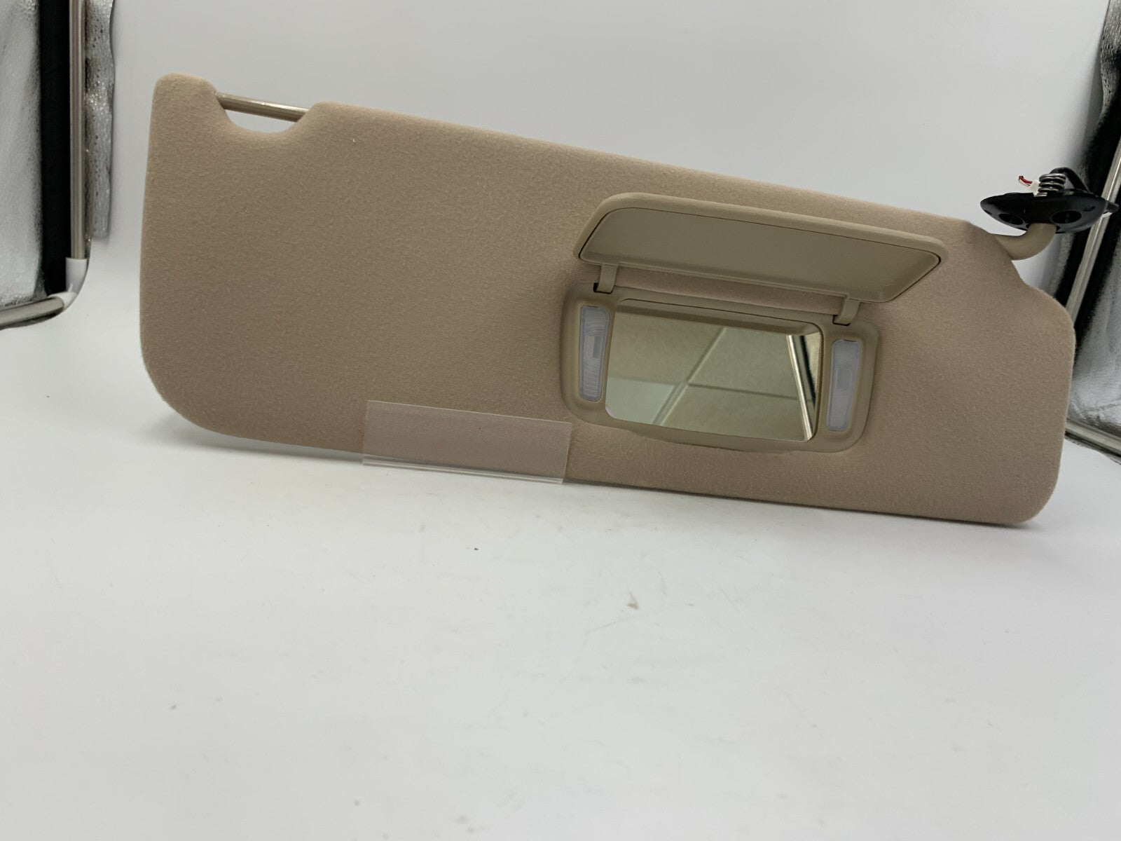 2011-2014 Toyota Sienna Passenger Sun Visor Tan Illuminated OEM C03B70006