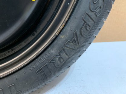 2014-2018 Mazda 3 Mazda3 16" Spare Tire T125/70D16 Compact Donut