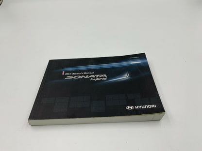 2011 Hyundai Sonata Hybrid Owners Manual with Leather Case OEM B02B38084