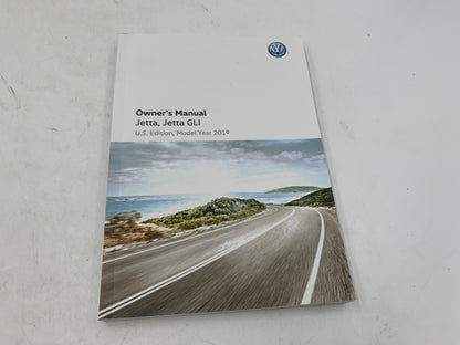 2019 Volkswagen Jetta GLI Owners Manual Set with Case OEM A02B01026