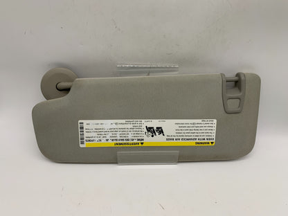 2013-2016 Chevrolet Malibu Passenger Sun Visor Gray Illuminated OEM A04B42006