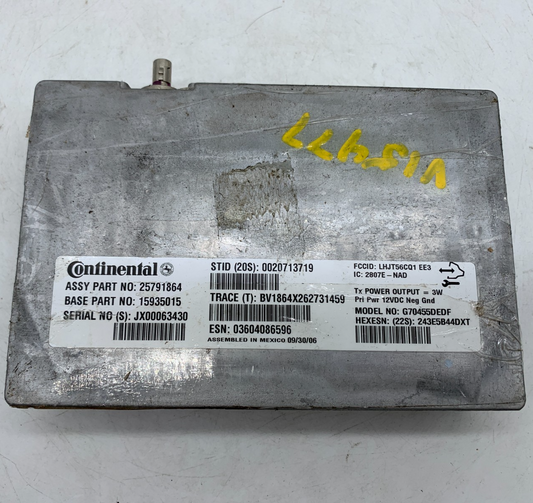 2007-2008 Cadillac Escalade EXT Satellite Radio Receiver Module OEM A03B14052