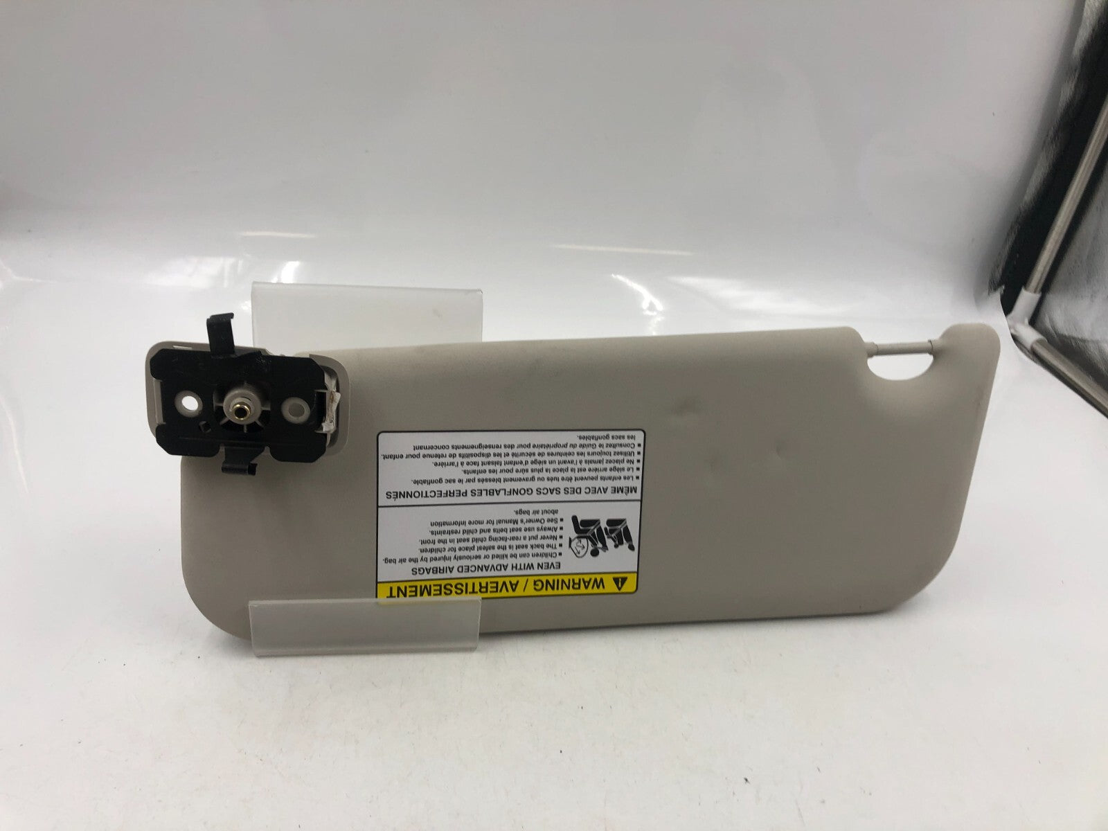 2017-2019 Jaguar XE Passenger Sun Visor Gray OEM C01B36050