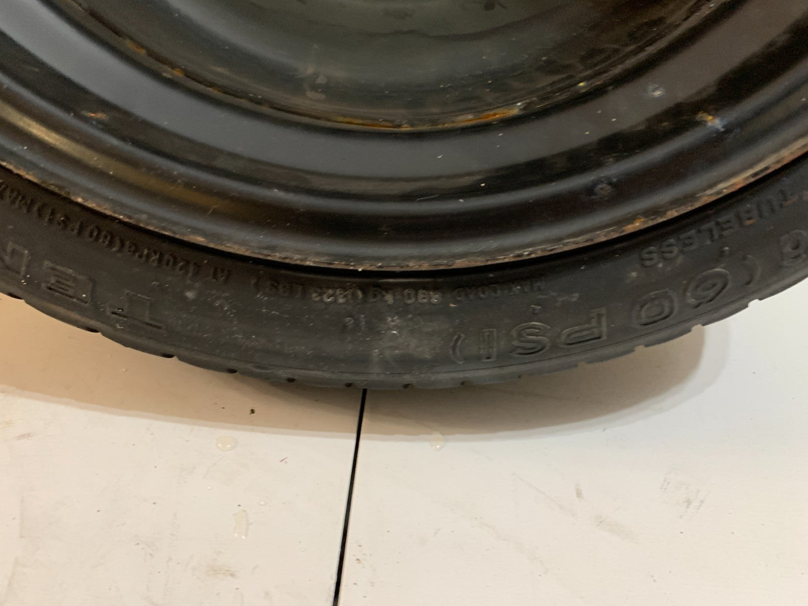 2010-2013 Mazda 3 Mazda3 15" Spare Tire Compact Donut T115/70D15 OEM