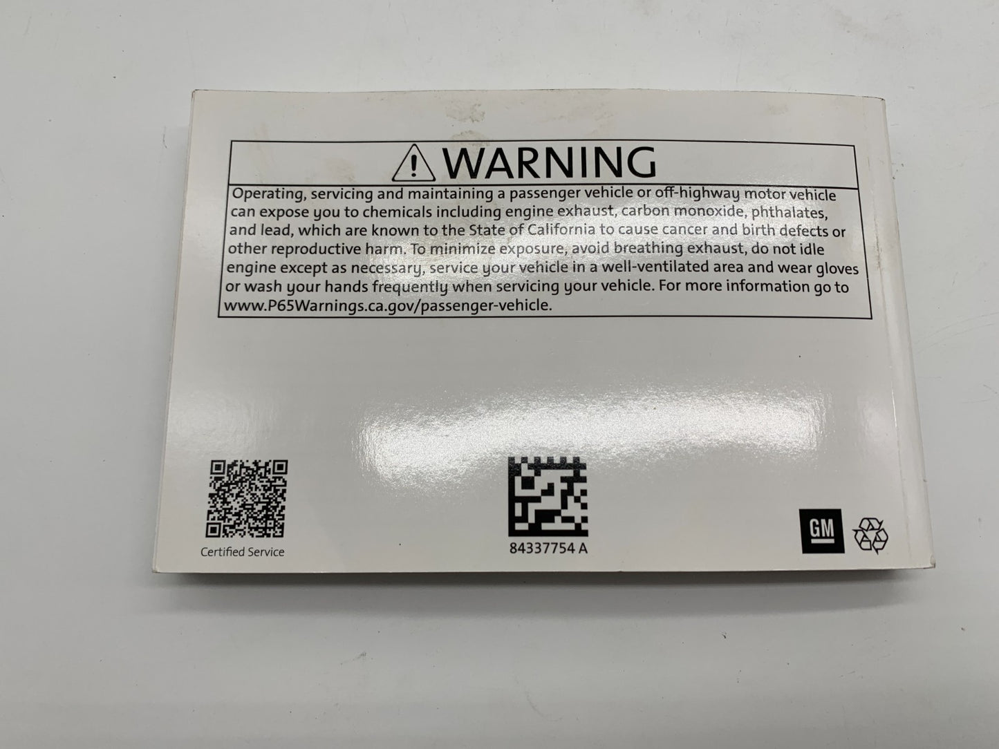 2020 Chevrolet Traverse Owners Manual Set OEM