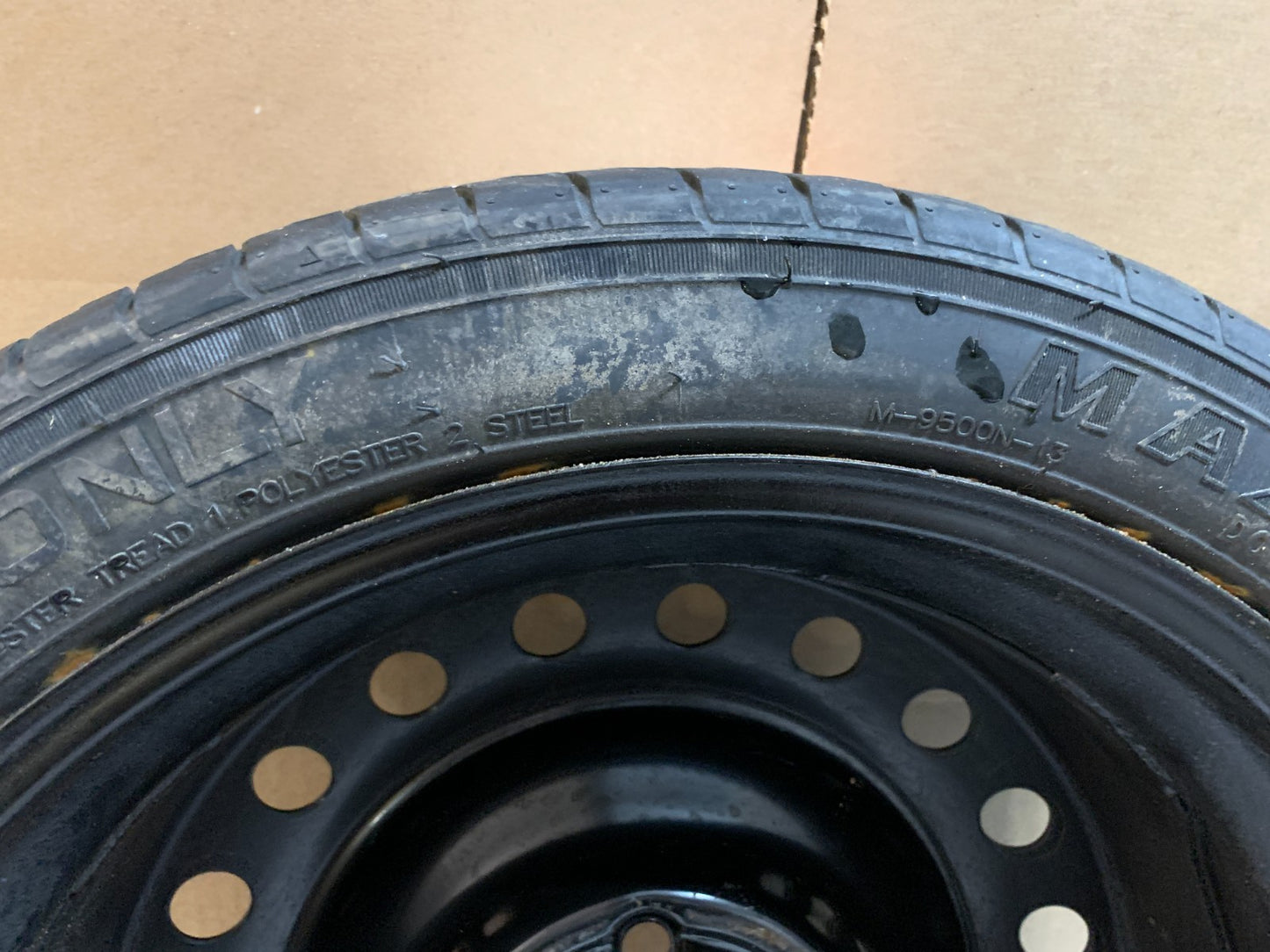 2013-2016 Chevrolet Malibu 17" Spare Tire Compact Donut T125/70R17