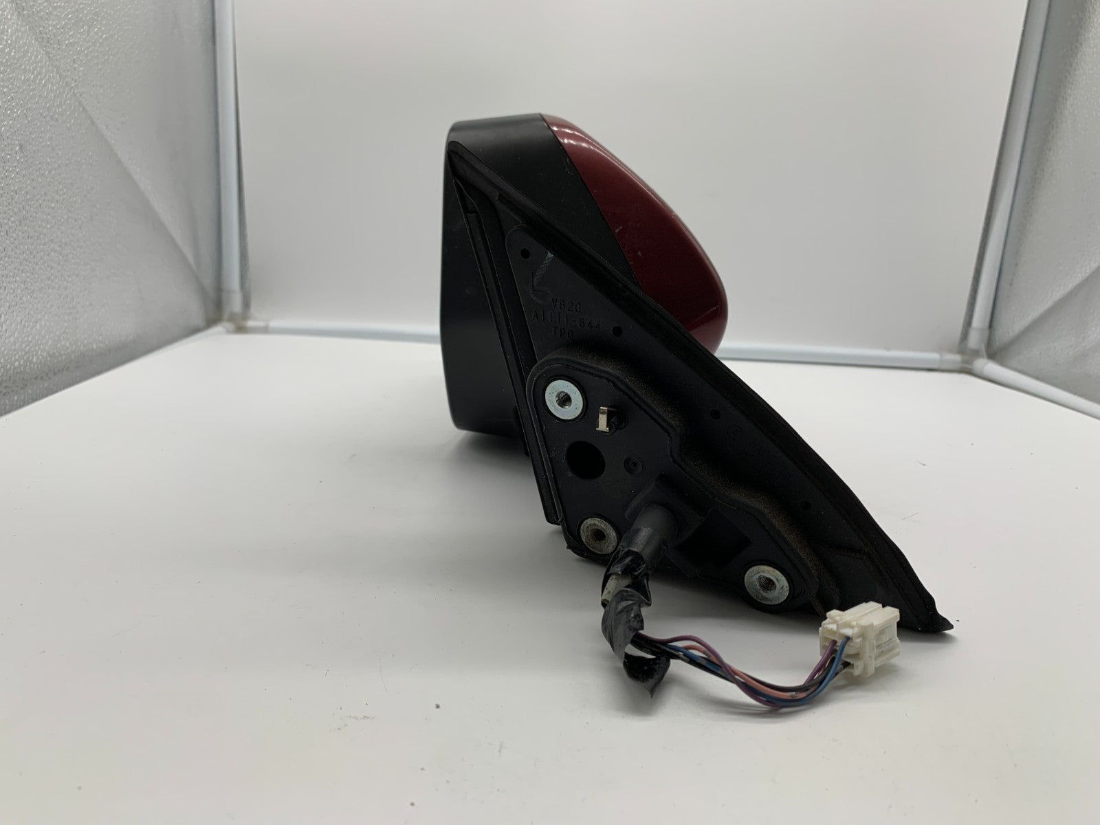 2011-2014 Subaru Legacy Driver Side View Power Door Mirror Red OEM A03B23002