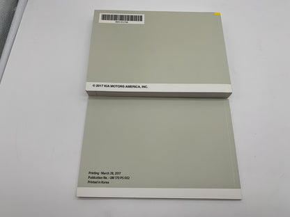 2018 Kia Soul Owners Manual Set OEM B04B36012
