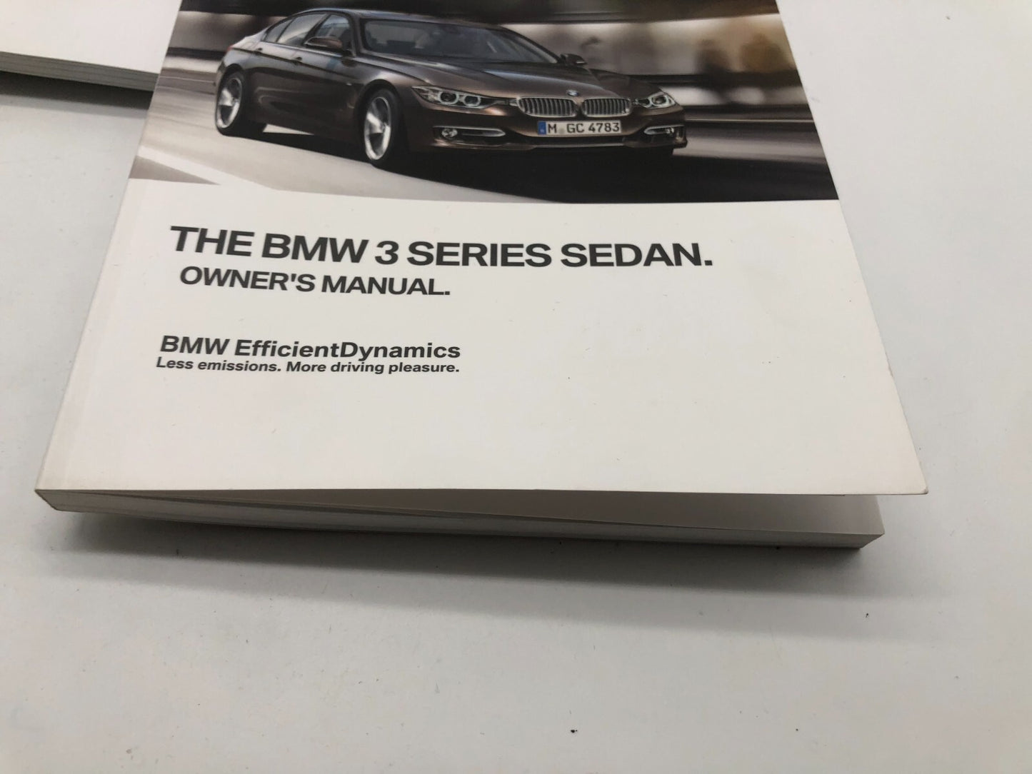 2014 BMW 3 Series Sedan Owners Manual Set with Case OEM A01B13020