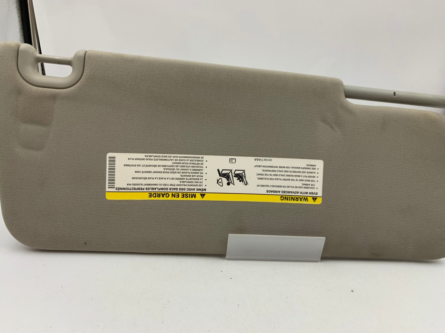 2013-2020 Dodge Ram 1500 Driver Sun Visor Sunvisor Gray OEM C02B03002