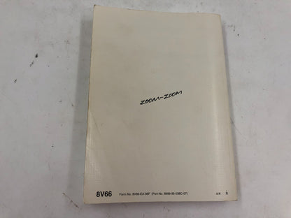 2007 Mazda 3 Owners Manual Set with Case OEM D03B58007