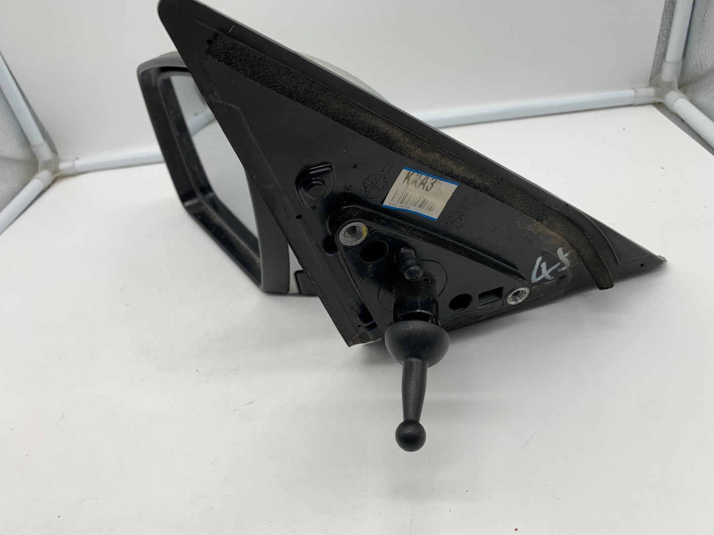 2010-2013 Kia Soul Driver Side View Manual Door Mirror Black OEM Silver