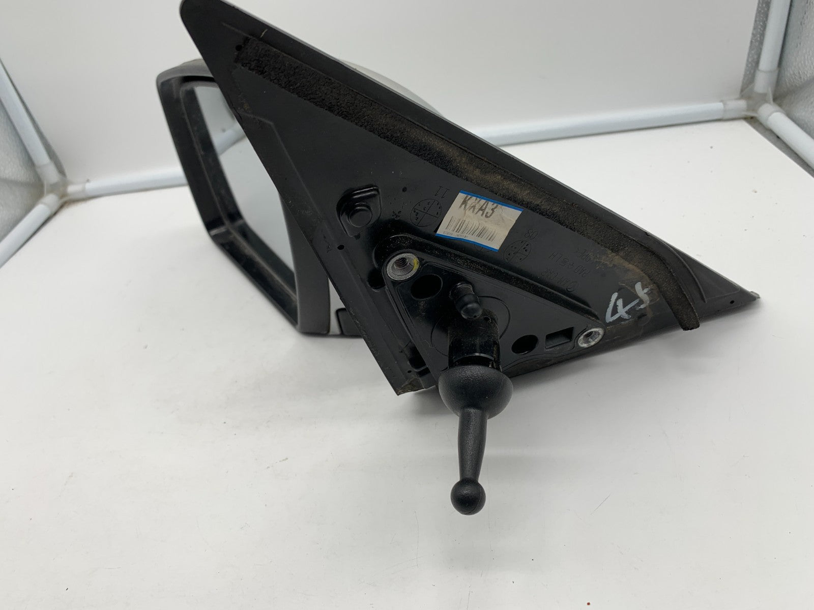 2010-2013 Kia Soul Driver Side View Manual Door Mirror Black OEM Silver