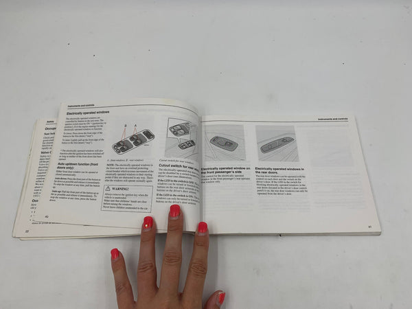 2003 Volvo S60 S60R Owners Manual Handbook OEM I02B56010