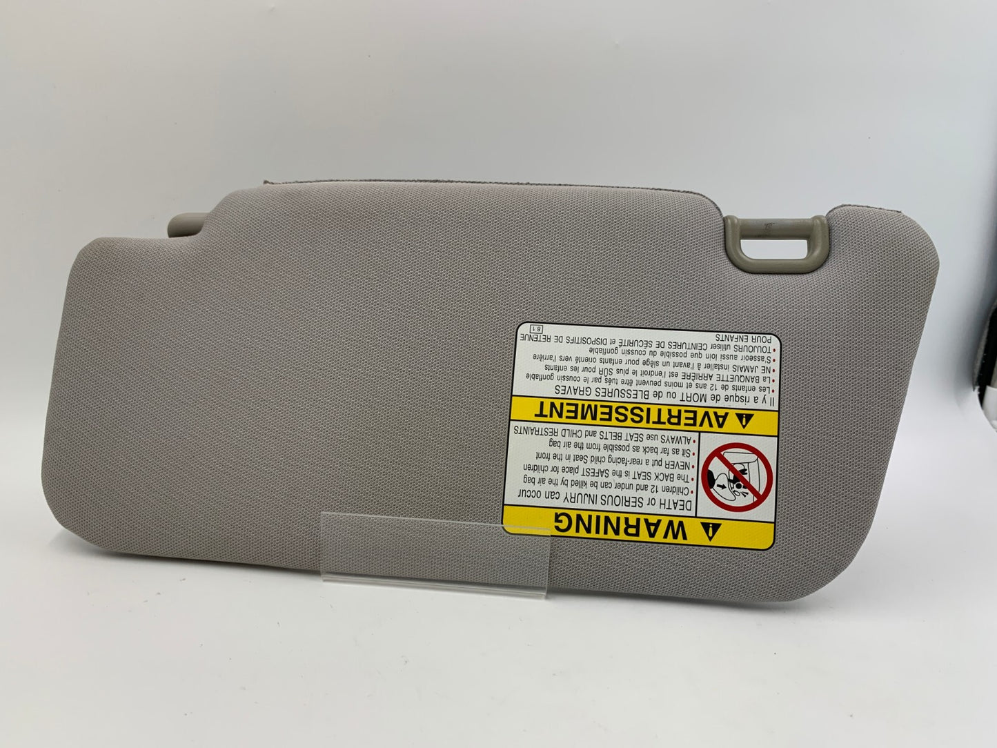 2003-2005 Subaru Forester Passenger Sun Visor Gray OEM E02B28036