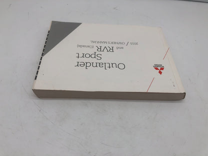 2015 Mitsubishi Outlander Owners Manual OEM A03B35044