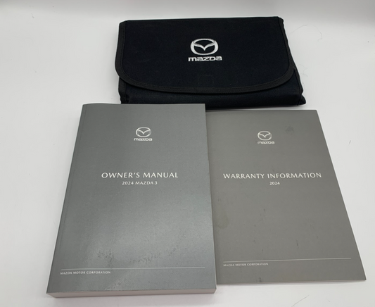 2024 Mazda 3 Owners Manual Set with Case OEM D01B12058