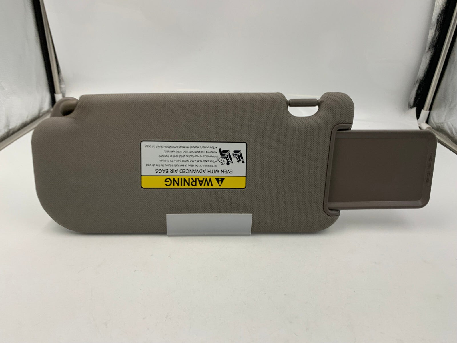 2010-2015 Hyundai Tucson Passenger Sun Visor Gray OEM without Sunroof