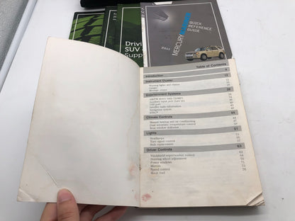 2011 Mercury Mariner Owners Manual Set with Case OEM R01B08016