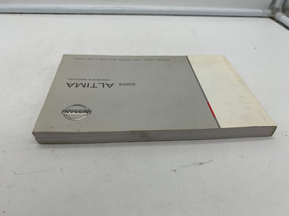 2004 Nissan Altima Owners Manual OEM A01B08060