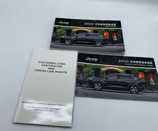 2020 Jeep Cherokee Owners Manual Set OEM C02B28020