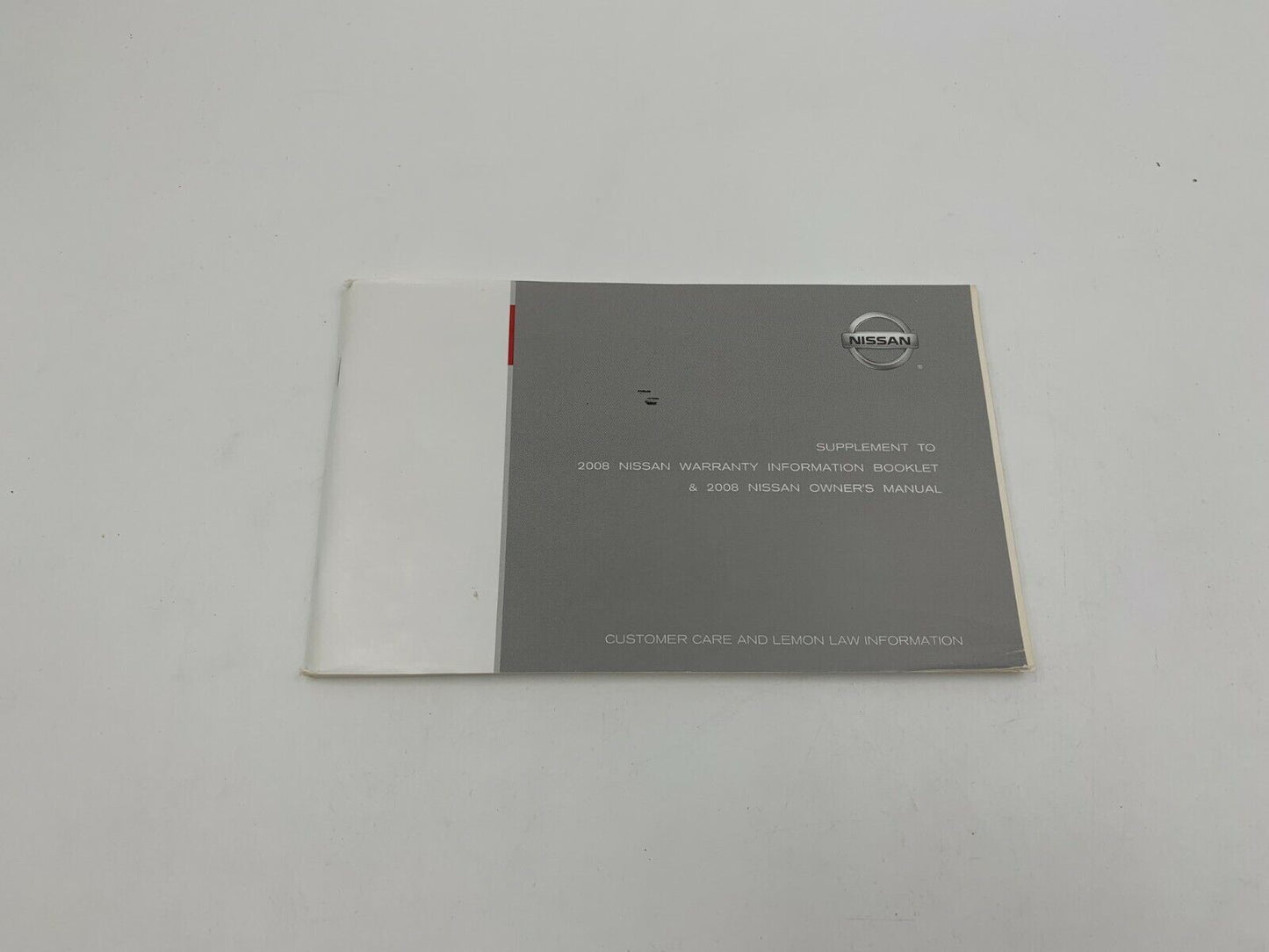 2008 Nissan Rogue Owners Manual Set with Case OEM B04B11039