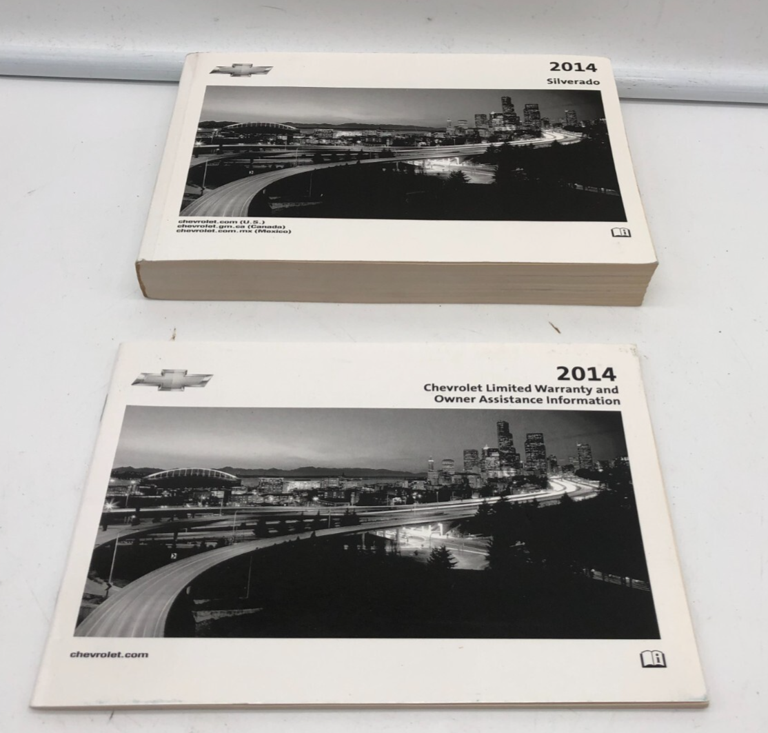 2014 Chevrolet Silverado Owners Manual Set OEM A04B54045