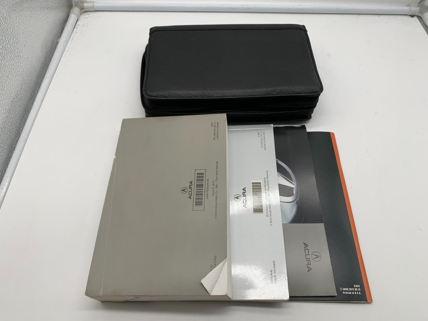 2013 Acura TL Owners Manual Set with Case OEM C04B38005