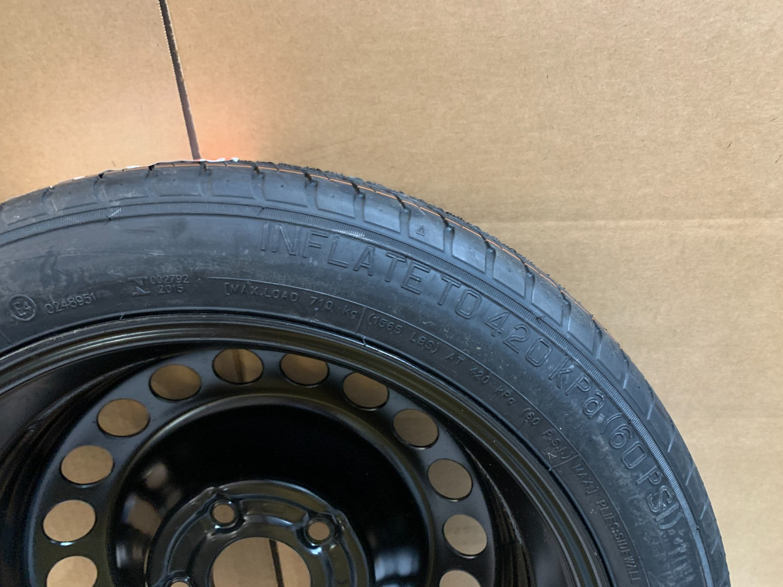 2024-2026 Chevrolet Trailblazer 16" Spare Tire w/Jack Kit Donut T125/70R16