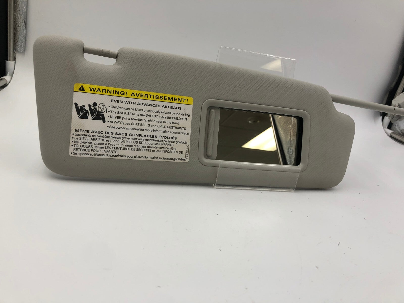 2009-2012 Audi A4 Passenger Sun Visor Gray Illuminated OEM C01B52023