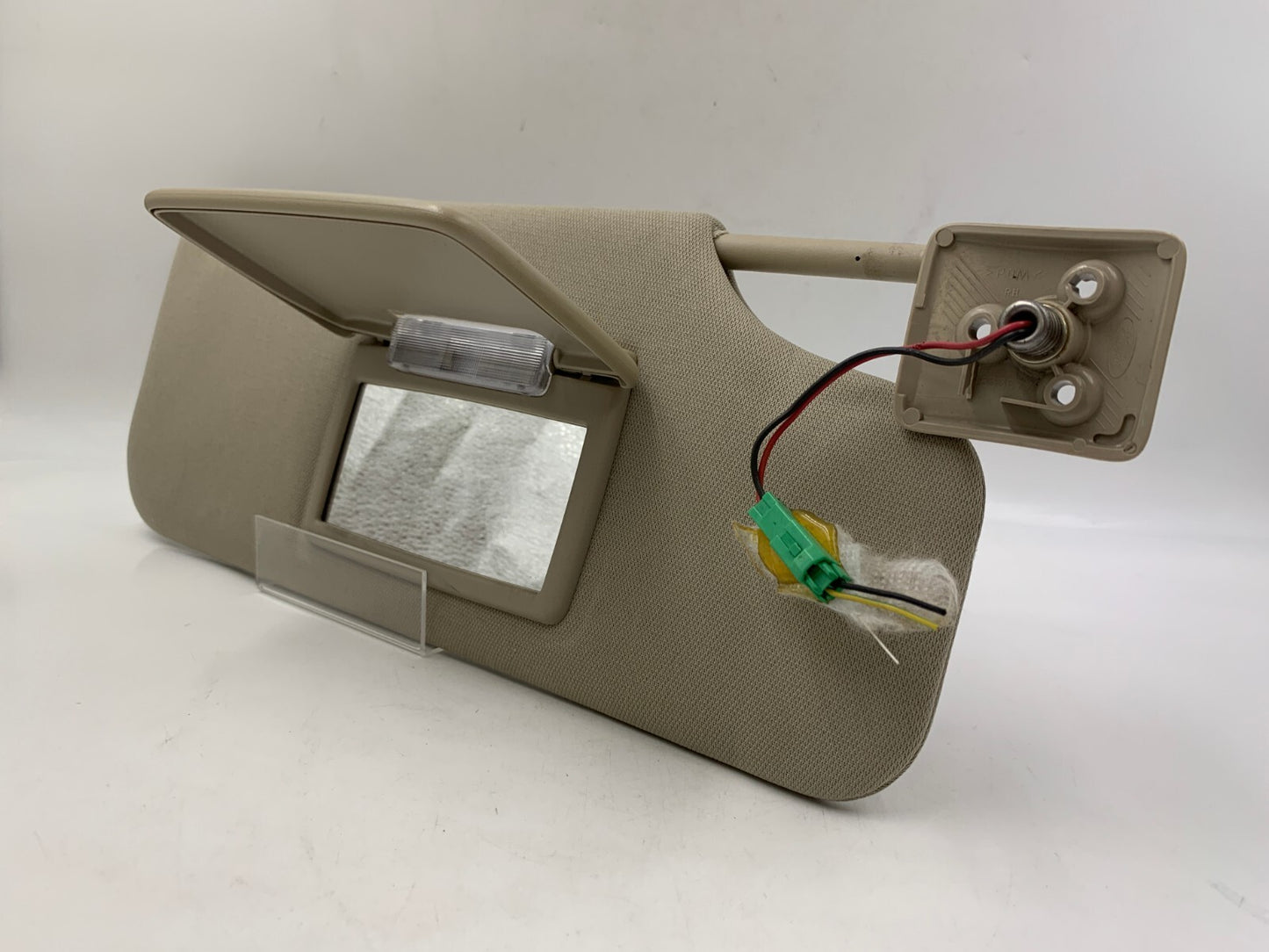2007-2010 Lincoln MKX Passenger Sun Visor Beige Illuminated OEM A01B55043