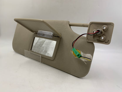 2007-2010 Lincoln MKX Passenger Sun Visor Beige Illuminated OEM A01B55043