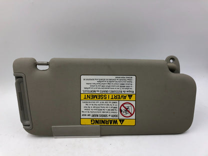 2010-2013 Kia Forte Driver Sun Visor Sunvisor Gray OEM D01B45010