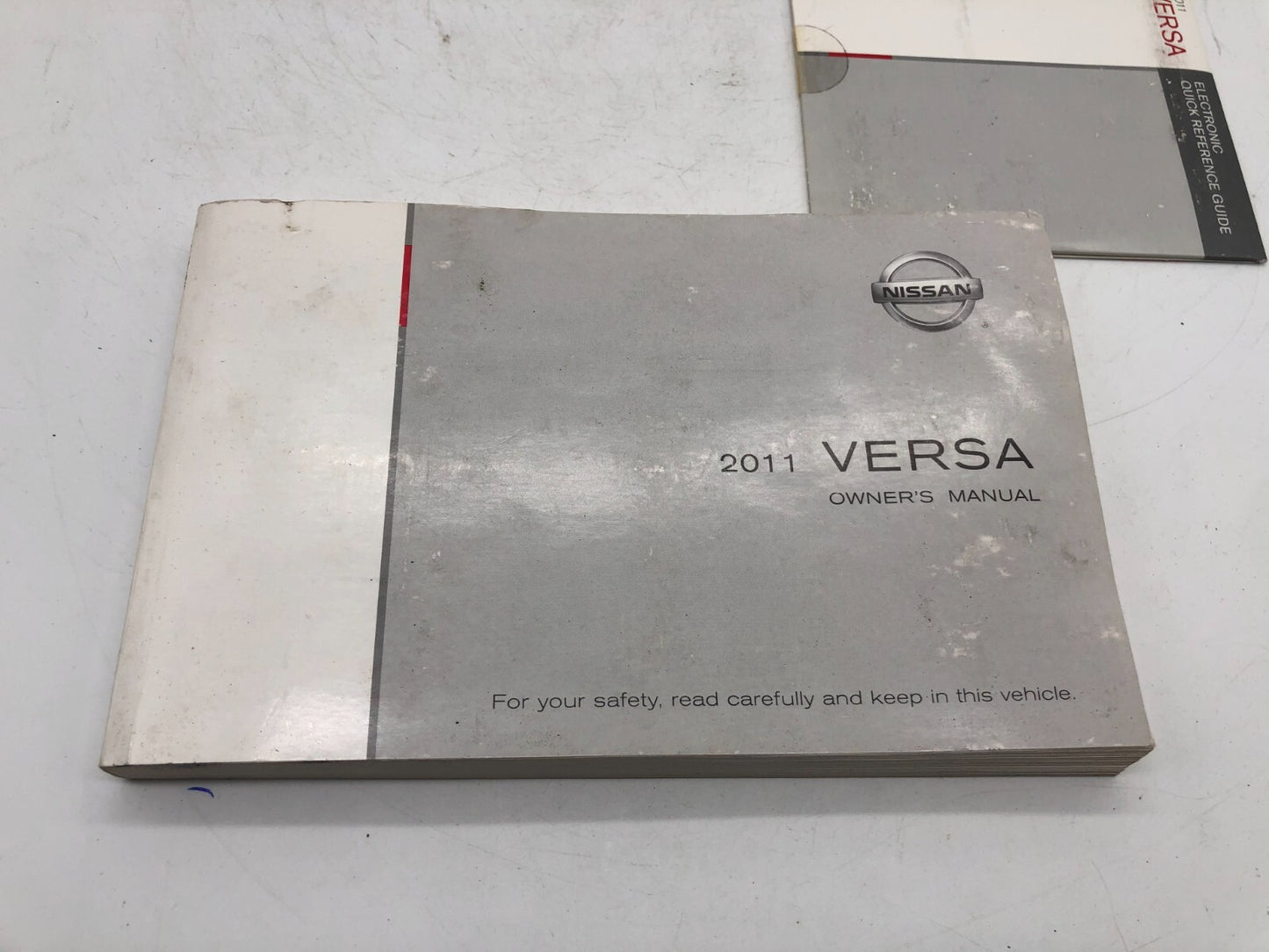 2011 Nissan Versa Owners Manual Set with Case OEM E02B40062