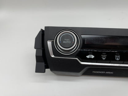 2017-2021 Honda Civic AC Heater Climate Control Unit OEM A02B09012