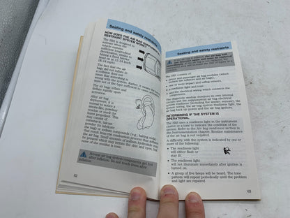 1996 Mercury Sable Owners Manual OEM B01B20099