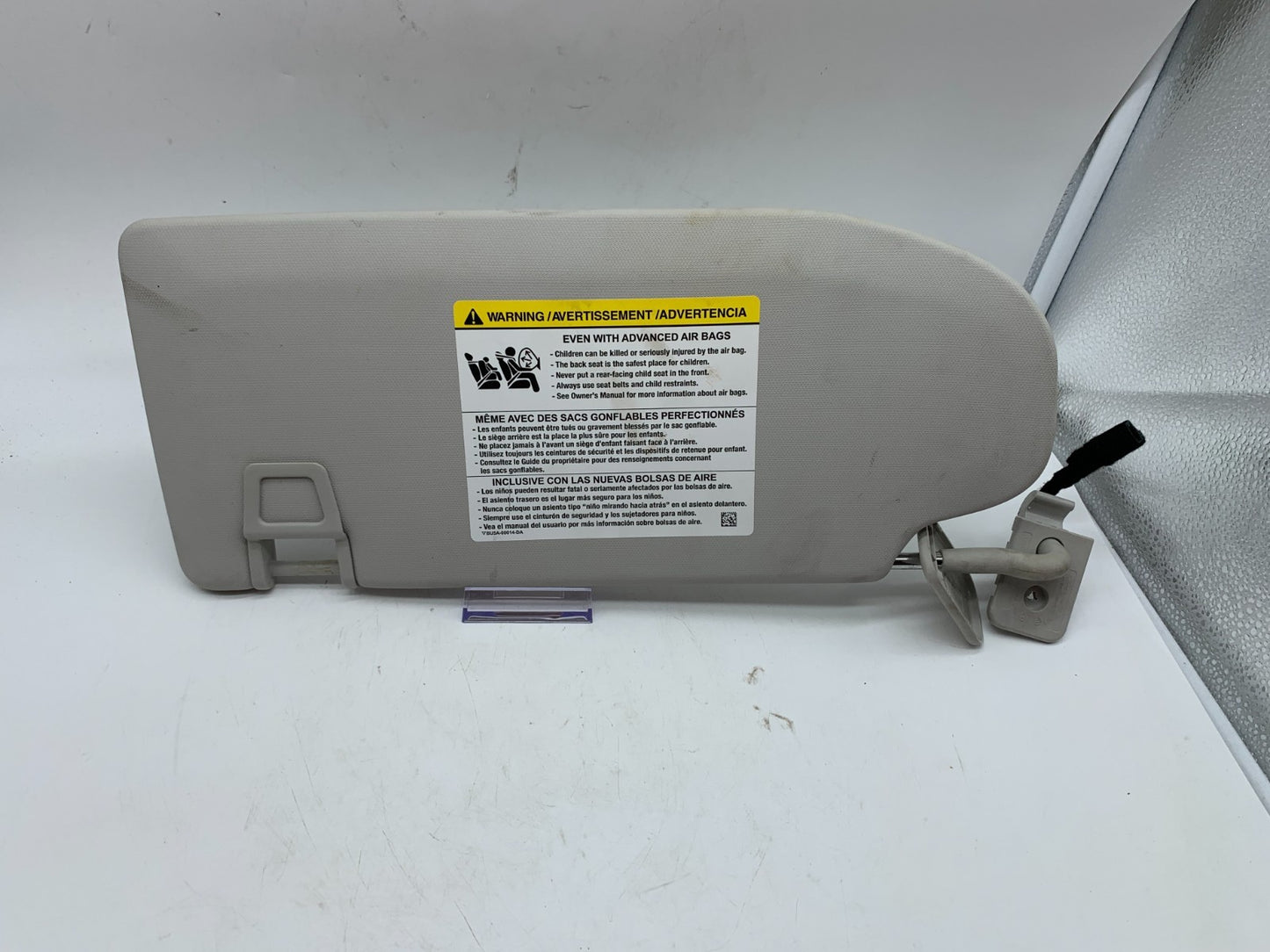 2021-2022 Ford Mustang Mach-E Mach E Passenger Sun Visor Gray OEM A01B50001